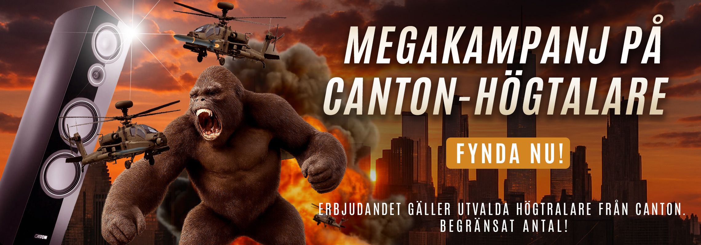 Megakampanj på Canton-högtalare